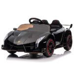 Lamborghini Poison Small Dual Drive 12V 4.5AH with 2.4G Remote Control Sports Car Electric Car Black - Image 2