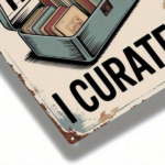 CIFbuy RetroVibe 2D Flat Metal Sign 8x12 Inch, I" Don't Hoard I Collect Quote Vintage Metal Plaque, Vintage Metal Plaque, Rustproof Waterproof Durable Decorat Inch, I DonikTok, Inch, I DonikTok, t Self-pickup Logiopics - Image 5