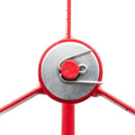 8FT Weather Resistant Yard Garden Windmill Red - Image 11