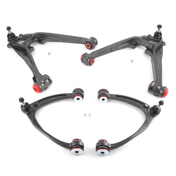 4pc Front Upper Lower Control Arms Kit FIT for Chevy Silverado GMC Sierra 1500 Yukon