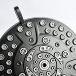 High-Pressure Rain Shower Head With 10 Spray Modes, 4.7 inch Fixed Bathroom Rainfall Showerhead With Adjustable Swivel Ball Joint, Bathroom Accessories - Image 5