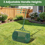 24" Lawn Topdressing Spreader with 0.75"×0.5" Mesh, Compost Spreader for Soil Sand Fertilizer Green - Image 10