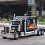 Semi Truck Toys for Boy Heavy Trucks,Metal Diecast Trucks Model Pull Back Cars with Light and Sound,Truck and Trailer Toys for Boys,Toy Trucks for Boys Age 4-8 - Image 8