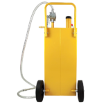 30 Gallon Gas Caddy Tank Storage Drum Gasoline Diesel Fuel Transfer with universal wheel Bright Yellow JGC30 RAL1003 - Image 18