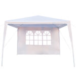3 x 3m Four Sides Portable Home Use Waterproof Tent with Spiral Tubes White - Image 19