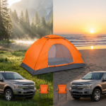 1-Person Waterproof Camping Dome Tent Quick Shelter Outdoor Hiking Orange - Image 17