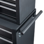 Single-bottom cabinet 4-draw, steel, black 330lb instrument cart, storage room - Image 30