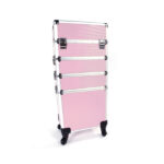 4 in 1 Aluminum Cosmetic Makeup Case Tattoo Box Pink - Image 5