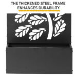 Metal Garden Bed with Trellis, 43 Inch Height Metal Planter Box with Trellis, Garden Box for Climbing Plants Vegetable, Metal Garden Bed with Drainage Holes - Image 6