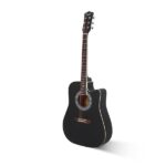 [Do Not Sell on Amazon] GT502 41-Inch Notch Spruce Panel Matte Edging Folk Guitar Bag Shield Wrench Black - Image 4
