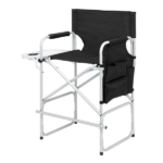 Same Code 29498320 Silver White Iron Pipe Black Cloth Surface Plastic Sprayed Iron Round Pipe Director's Chair 103*60*499cm 120kg Without Carrying Bag - Image 11