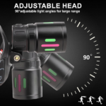USB Rechargeable LED Headlamp Zoomable 3-Modes Camping Hiking HeadLamp Worklight (US Logistics For USPS/DHL/Fedex/UPS. No designated logistics accepted TK/TMEU only For self-pickup - Image 8