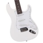 Rosewood Fingerboard Electric Guitar White - Image 17