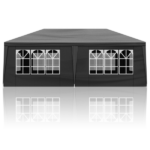 Same Code 74593042 Same Code 39118565 10'x20' Outdoor Party Tent with 6 Removable Sidewalls, Waterproof Canopy Patio Wedding Gazebo, Black - Image 8