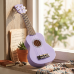 21in Linden wood body rosewood fingerboard ukulele, cotton bag, capo, strap, picks*2, tuner Strings Dust cloth - Image 12