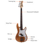GP Electric Bass Guitar Cord Wrench Tool Burlywood - Image 7