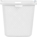 2.5 Bushel XL Plastic Laundry Basket, White, 2 Pack (Shipment from Walmart) - Image 2