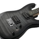 [Do Not Sell on Amazon] GST Stylish H-H Pickup Tiger Stripe Electric Guitar Kit with 20W AMP Bag Guitar Strap Black - Image 31