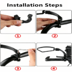 1 Pair Adjustable Bike Mirror HD Wide Angle Handlebar Mount Rear Bicycle View Mirrors (US Logistics only For USPS.TK/TMEU only For self-pickup) - Image 12