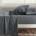 Luxury Sheet Sets Super Soft Easy Care Microfiber 3/4-Pieces Bed Sheet Set With 16-Inch Deep Pockets, Light Grey - Image 23