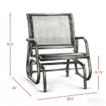Garden chair / Rocking Chair - Image 5