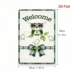 CIFbuy 1pc Vintage Rustic 2D Flat Iron Wall Sign 8x12 Inch Trespassers Will Be Composted Garden Decor, Green Plants Tools Pattern Farmh TikTok, TikTok, Composted Garden Decor Self-pickup Logiopics - Image 13