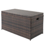 Simple And Practical Outdoor Deck Box Storage Box Brown Gradient - Image 2
