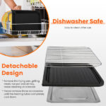 3-in-1 Electric Hot Pot with Grill & Fry Pan - 1600W Fast Even Heating, Independent Dual Temp Control (284℉-500℉), Non-Stick Smokeless, Detachable Dishwasher Safe for 3-5 People - Image 10