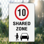 CIFbuy Vintage Speed Limit 10 Km/H Metal Wall Sign, 8x12in Retro Speed Bump Warning Iron Plaque, Plaque, Easy Hang No Tools Needed Km/H ikTok, Km/H ikTok, aque Self-n ckup Logioped - Image 7