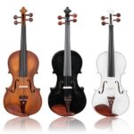 Do Not Sell on Amazon GV103 4/4 Spruce Panel Violin Matte White - Image 36