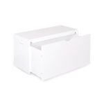 Kids Toy Storage Organizer with Rolling Drawer – Modern Wooden Toy Chest with Wheels, Large Pull-Out Bin for Nursery, Bedroom or Playroom - Image 16