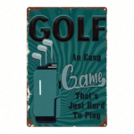CIFbuy Vintage Golf Club Metal Sign 8x12 Inch Retro Farmhouse Wall Decor, Classic 2D Flat Metal Plaque For Home Bar Garage Cafe Kitchen TikTok, TikTok, lassic Self-pickup Logiopics - Image 7