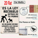 CIFbuy 1pc Spanish Por Favor Limpie El Excremento De Perro Dog Poop Sign, Perro Dog Poop Sign, Wall Mounted Yard Potty Reminder Sign LimpieikTok, LimpieikTok, Self-o ckup Logiopgn - Image 3