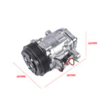 A/C Compressor 6 Grooves with Clutch Fit for Caterpillar All Models w/ Sanden 7176 SD7B10 1985-2008 - Image 6