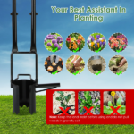 Multifunctional Bulb Planter Tool, Long Handle 5-in-1 Garden Digger Weeder Soil Remover for Home Garden Lawn,Easy to Use Bulb Planter Long Handle, Multifunctional Garden Tool for Planting Weeding Digging - Image 6