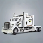 Semi Truck Toys for Boy Heavy Trucks,Metal Diecast Trucks Model Pull Back Cars with Light and Sound,Truck and Trailer Toys for Boys,Toy Trucks for Boys Age 4-8 - Image 2