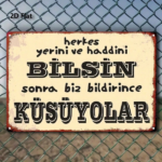 CIFbuy Vintage Turkish Text 2D Flat Metal Sign, Rustic" Iron Wall Art With Inspirational Quote, Inspirational Quote, 8x12 Inch Durable Home Decor Sign, RustikTok, Sign, RustikTok, t Self-pickup Logiopics - Image 2