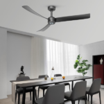 52 Inch Ceiling Fans with Lights Led Remote Control Low Profile Flush Mount for Living Room Bedroom Outdoor Patio,DC Motor,Reversible,Dimmable,Buzzer ON/Off, 3D-I3[Unable ship on weekends, TK/TEMU only for pickup, only TX10643 warehouse supports GOFO] - Image 3