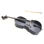 4/4 Wood Cello Bag Bow Rosin Bridge Black (Old code:85409801) - Image 7
