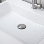 Bathroom Sink Drain without Overflow, Vessel Sink Lavatory Vanity Pop Up Drain Stopper, 304 Stainless Steel - Image 4