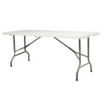 Replace 82618525 6FT Outdoor Courtyard Foldable Long Table - Image 3