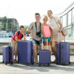 Non-TSA customs lock 4-in-1 PP trolley case, 16in, 20in, 24in, 28in PP, navy blue - Image 15