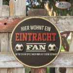CIFbuy 1pc FC Logo German Football Emblem Vintage Soccer Fan Wall Art, 8-Inch Round Aluminum Metal Sign For Outdoor Bar Office Room Dec TikTok, TikTok, ch Self-pickup Logiopics - Image 6