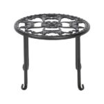 4 Round Ironwork Plant Racks With 4-1 Black Paint Prints - Image 5