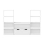 Book Organizer, toy Storage Cabinet Organizer, White - Image 13