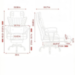 Office Chair/Massage Office Chair - Image 3