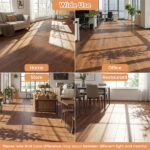 48-Pack Wood Look Vinyl Plank Flooring, 36 Sq.Ft Waterproof PVC Floor Tiles for Home - Image 3