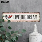 CIFbuy Aluminum Decorative Plaque 2D Wall Hanging For New Year Valentine Gift Home Decor (TikTok, temu pick-up service)