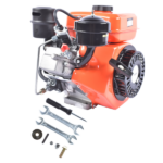 3HP 4-stroke Heavy Duty Single Cylinder Diesel Motor Engine 196CC/2200W (Orange) - Image 3