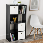 8 Cube Storage Organizer, Black (Shipment from Walmart)